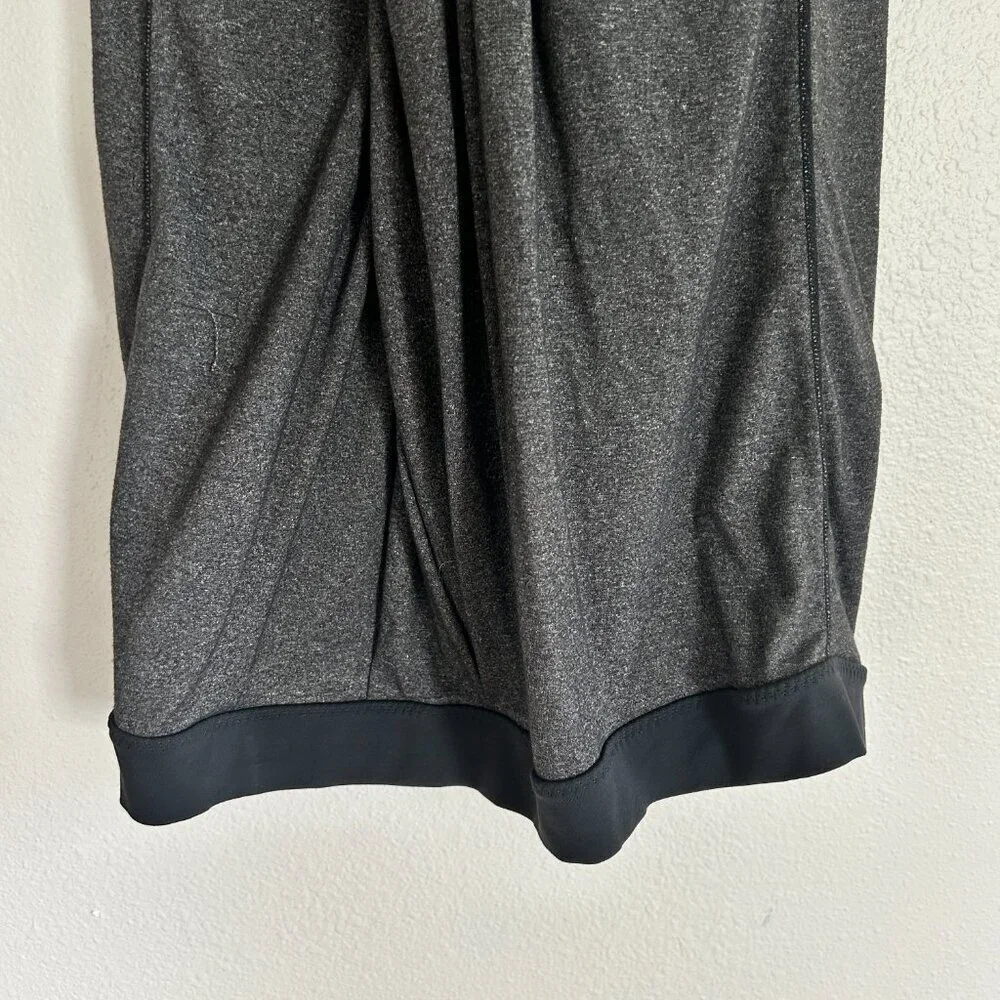 Lululemon Tank Top 10 Gray Pure Focus Sweetheart Spaghetti Strap Active